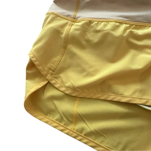 Lululemon Speed Up Short Coolmax 2.5”Burning Yellow. Size 6 - Picture 6 of 12